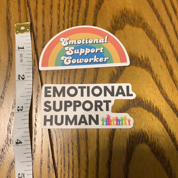 Emotional support coworker /human stickers - Picture 2 of 3
